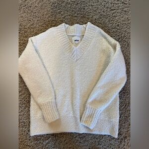 Aerie Cream Textured Sweater